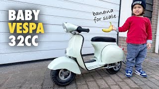 Mini Vespa - the baby scooter is Finished.