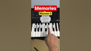 Thumbnail of Memories | Easy piano tutorial #piano #pianotutorial #pianoeasy #pianoinstructor #shorts #memories
