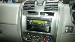 How to remove a Holden Colorado / Rodeo radio