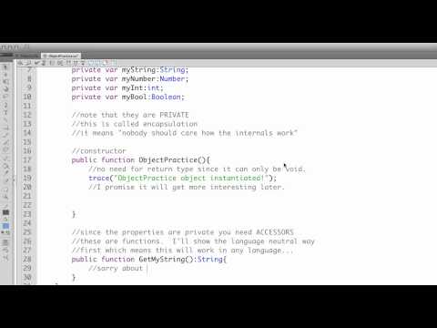 Actionscript 3 Objects Practice