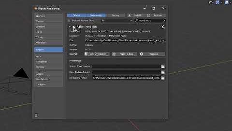 Blender 2.8: How to import MMD Models & Motions