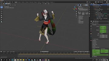 Blender 2.8: How to import MMD Models & Motions