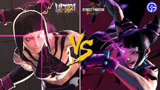 Juri Super Move - Ultra Street Fighter 4 Juri vs Street Fighter 6 (SF6) - Which is better? 🤔