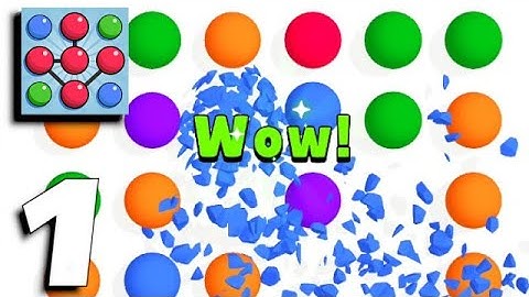 Collect Em All! Clear the Dots - Gameplay Part 1 Levels 1-8 (Android, iOS)