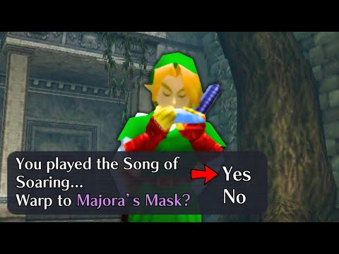 Ocarina of Time and Majora's Mask but it’s 1 HUGE Game