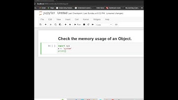 || Check Memory Usage Of An Object || Python Tips and Tricks ||