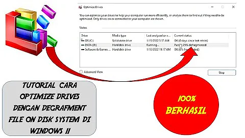 Cara Defragment Disk File Supaya PC dan Laptop Tidak Lambat di Windows 11 Terbaru