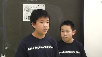 FLL Robotic Design Judging Session