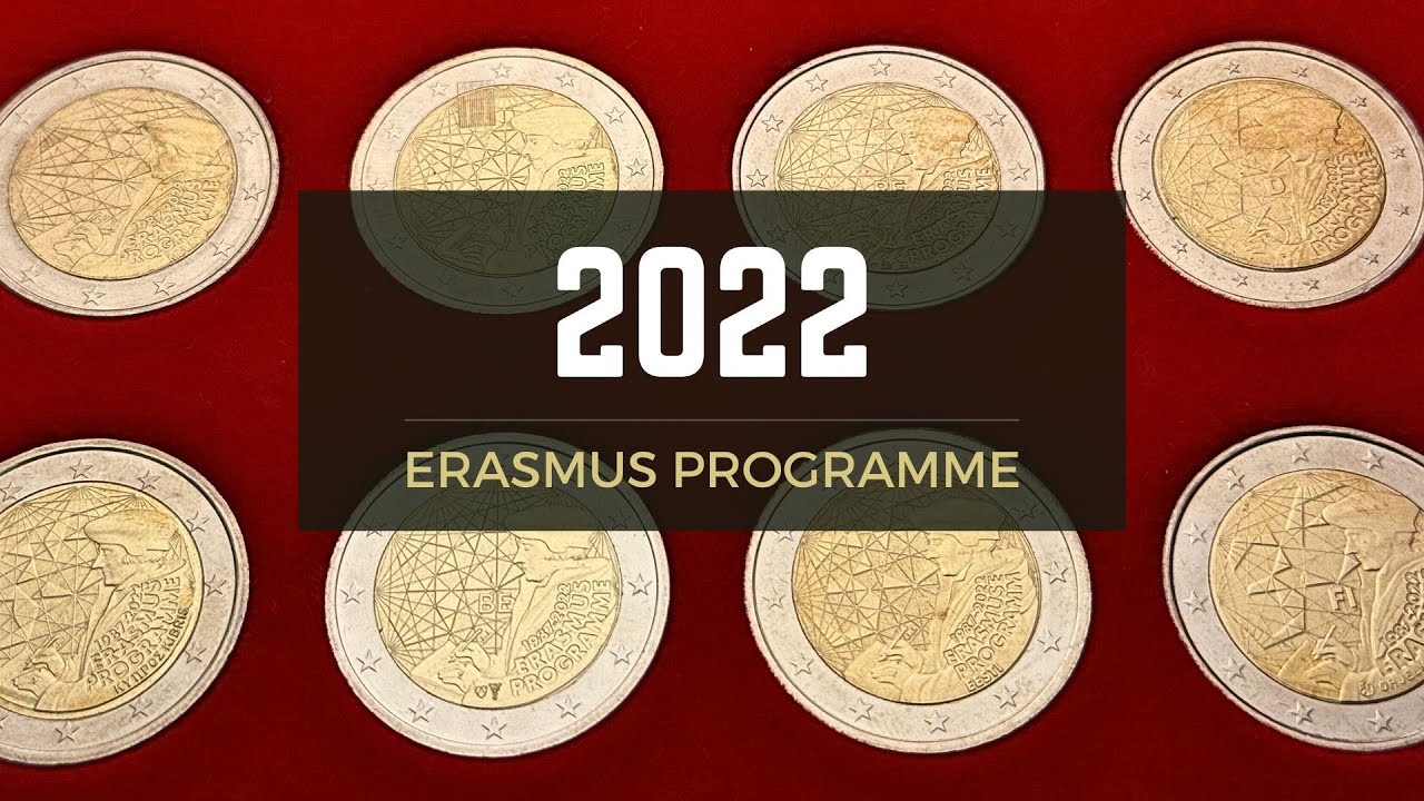 Все монеты серии 35 лет программе Эразмус.