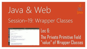 Wrapper Classes in Java | #6 | The Private Primitive Field "value" of Wrapper Classes