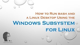 Windows Subsystem For Linux Ubuntu Xserver Lxde Bash