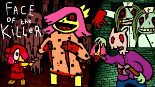 Face of the Killer - A Blood-Soaked Cartoon Horror Game Where Cultists & Killers Hunt a Zine Girl!