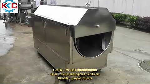 MÁY RỬA DƯỢC LIỆU DẠNG ỐNG LỒNG QUAY