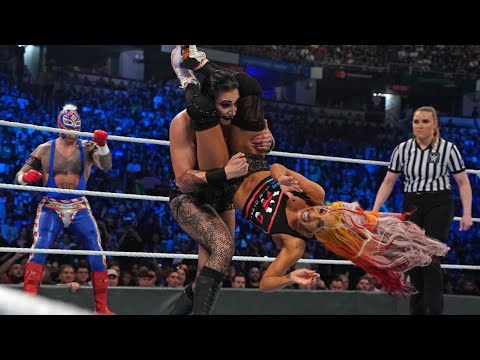 WWE Zelina Vega & Rey Mysterio vs Rhea Ripley & Dominik Mysterio 5/5/23