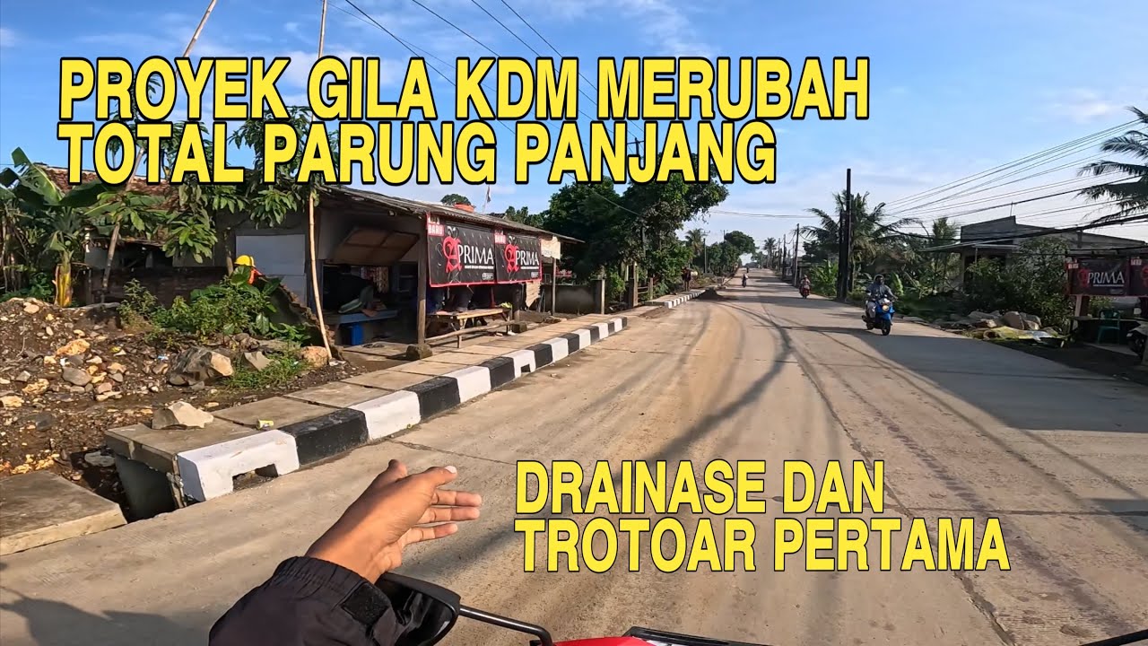 PROYEK GILA KDM MERUBAH TOTAL KONDISI TERBARU PERBAIKAN JALAN RAYA PARUNG PANJANG 01 DESEMBER 2025