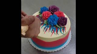 Simple, Easy and Amazing Cake design| Cake decoration ideas #shorts #cake #viral #trending #ytshorts