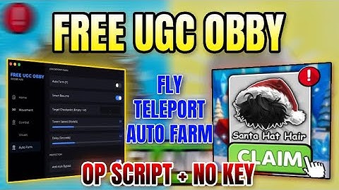 *NEW* Free UGC Obby Script (AUTO FARM, KILL AURA, GOD MODE, ESP & MORE) 2025