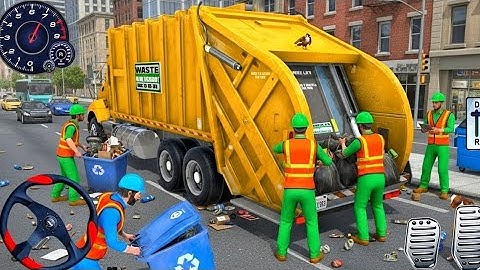 Garbage Truck Simulator 3D - Real City Trash Dump Driving Challenge | Android Gameplay