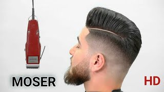 تعلم الطريقة الصحيحة لتدريج الشعر بماكينة MOSER . شرح خطوة بخطوة للمبتدئين -Best skin fade