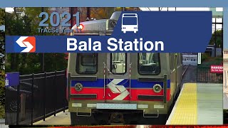 Philadelphia, PA: City and Bala Avenues (Bala Station) - SEPTA TrAcSe 2021