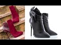 classy designs of high.heel leather.ankle.boots outfits ideas