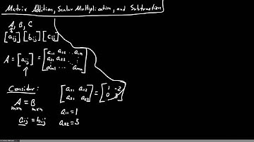 HPC 8.1.1, Matrix Equality, Addition, & Subtraction