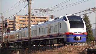 特急しらゆき5号新潟行きE653系H203編成　信越本線下り3015M