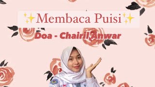 UPRAK B.INDONESIA | Membaca Puisi | DOA - Chairil Anwar