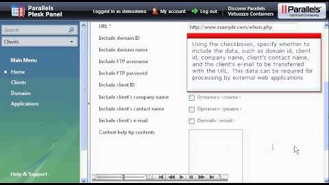 Creating a custom button in plesk