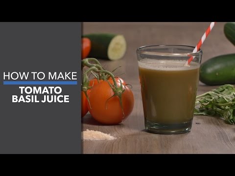 Tomato Basil Juice Recipe