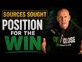 Use Sources Sought to Your Advantage