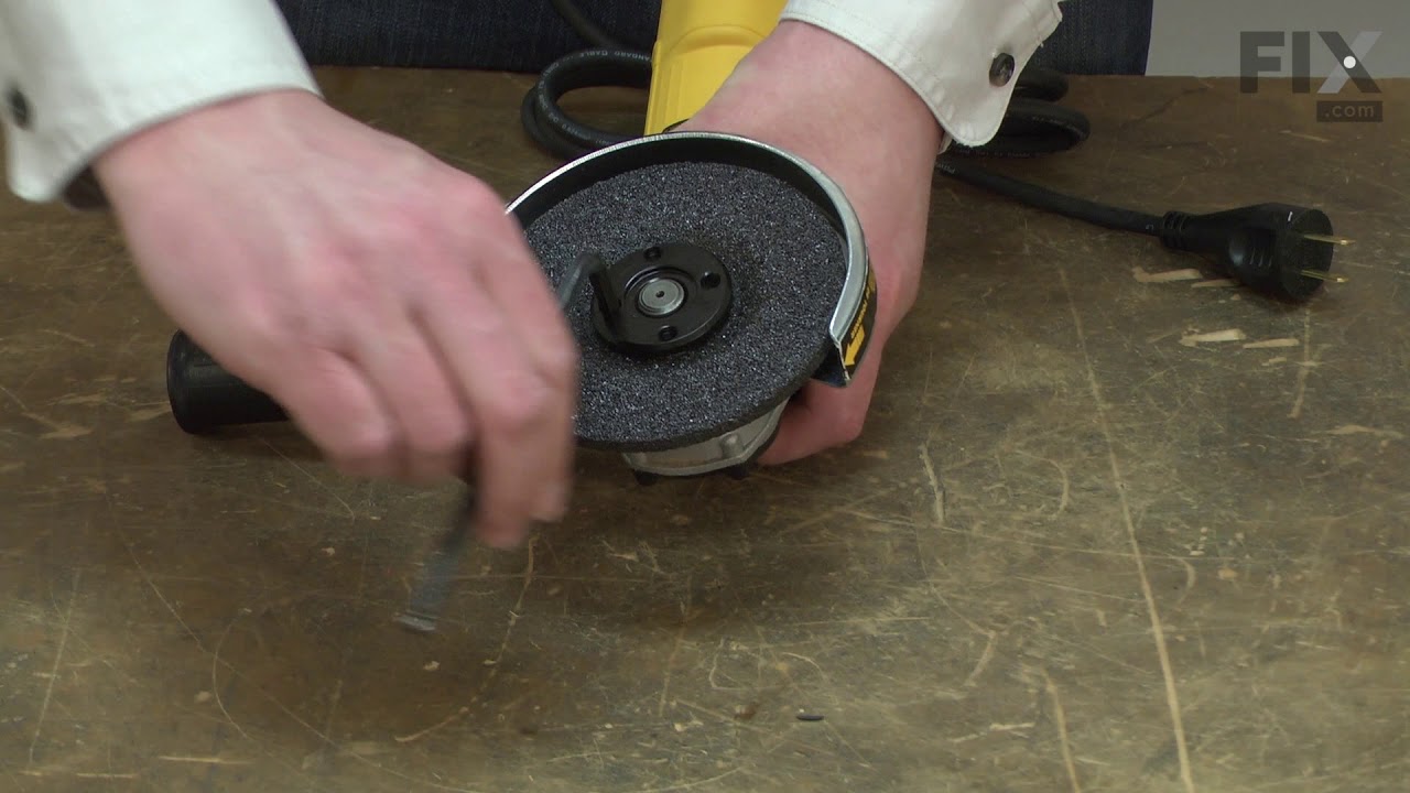 DeWalt Grinder Repair How to Replace the Clamp Washer YouTube