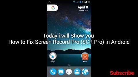 How to Fix Screen Record Pro Rainbow Crash Video (SCR Pro) in Android