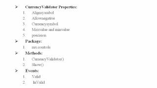 Currency Validator
