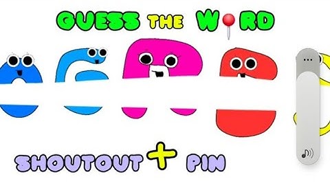 Guess the word and get a shoutout