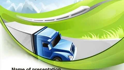 Transport PowerPoint Template by PoweredTemplate.com