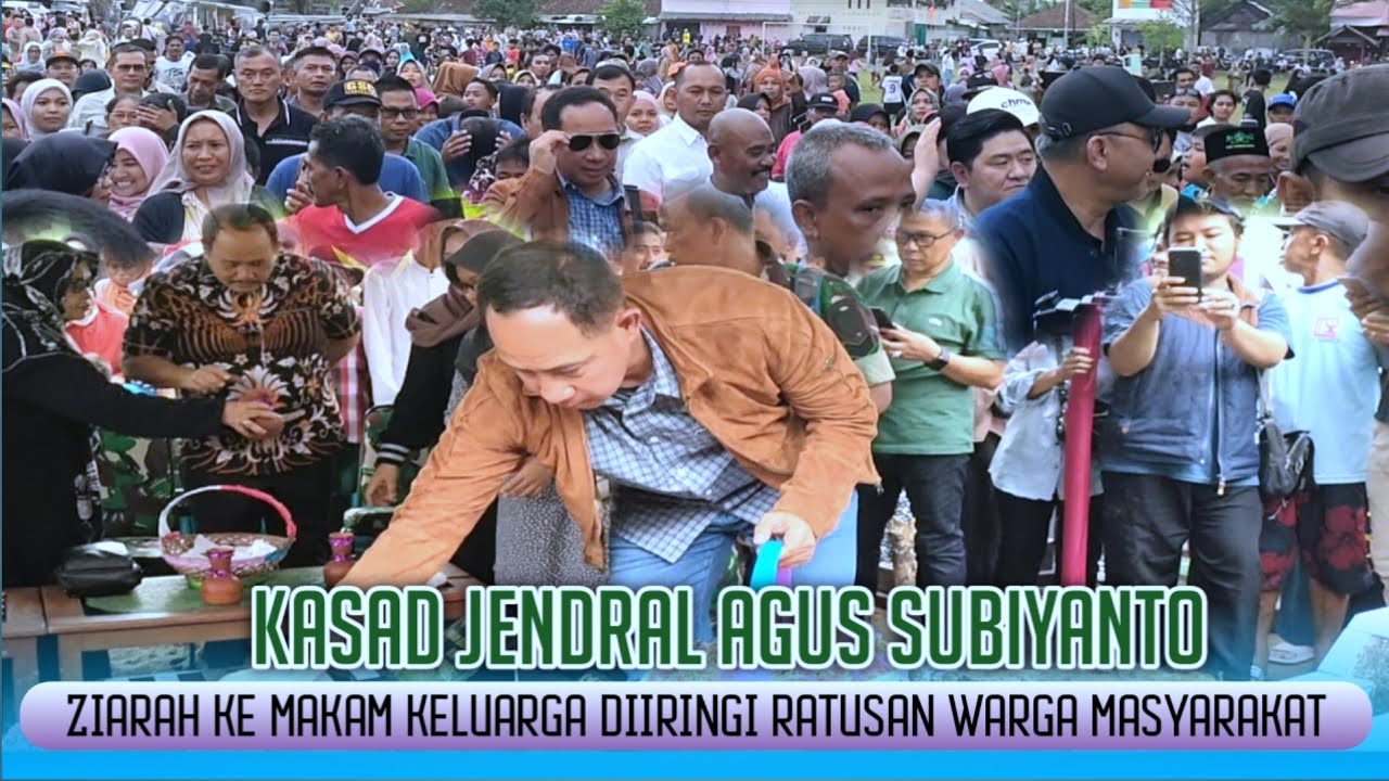 Kasad Jenderal Agus Subiyanto Ziarah Ke Makam Keluarga Di Cijulang Pangandaran