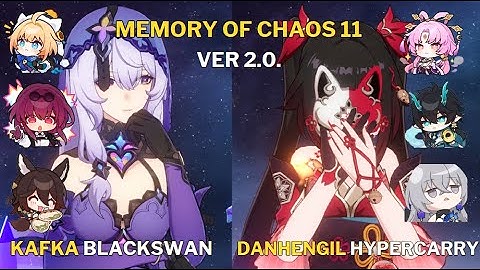 Kafka BlackSwan  x DanHengIL Sparkle Memory of Chaos 11 | Honkai Star Rail 2.0