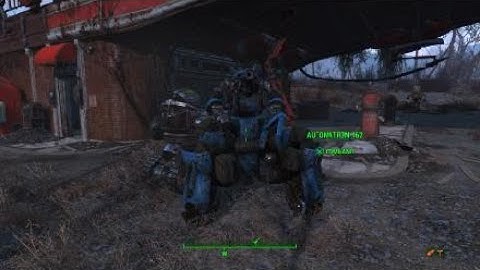 My sentry bot is walking like a Protectron