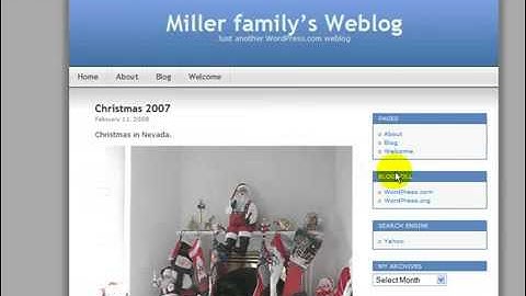 WordPress The Themes Tutorial, # 9 in the series 000WebHost FREE web hosting