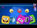 RED BALL 4 AMONG US SPONGE BOB BALL FUSION BATTLE With 5 COLOR SPONGEBOB BOSSES VOLUME 4 5 