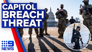 US police uncover possible Capitol breach plot on Washington DC | 9 News Australia