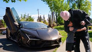 Surprising a 7-Year-Old’s Birthday Party With My $1M Lamborghini