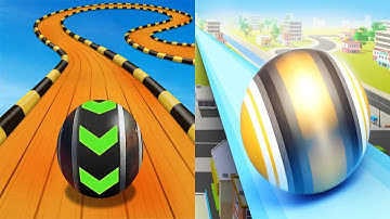 Sky Rolling Balls VS Action Balls - SpeedRun Gameplay Level 266-270