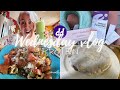 Vlog  wednesday  protein cinnamon roll  aldi haul  fab fit fun summer box  cottage cheese hack