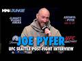Joe Pyfer mocks 'turds' who doubted him after TKO of Israel Adesanya | UFC Seattle