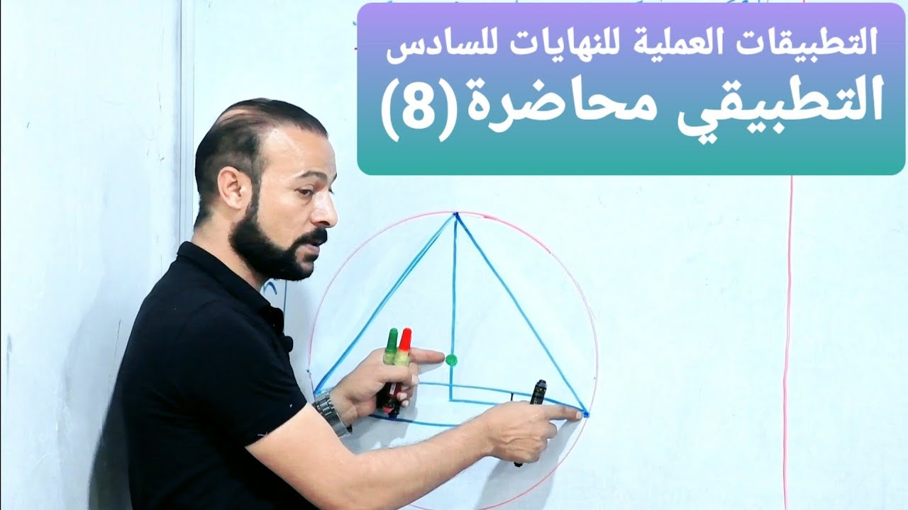 رياضيات/صدام جبار/السادس التطبيقي/الفصل الثالث/ التطبيقات العملية للنهايات/ محاضرة (53)