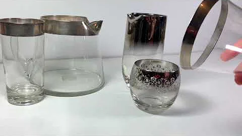 IS it Dorothy Thorpe? How to ID Silver Band Glassw...