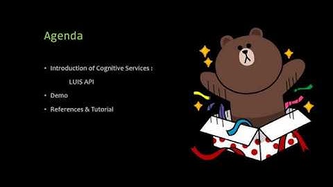 Cognitive Services : LUIS