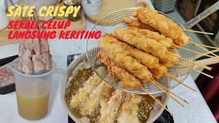 SEKALI CELUP LANGSUNG KRITING, SATE KRISPY BUAT TAHUN BARUAN screenshot 2